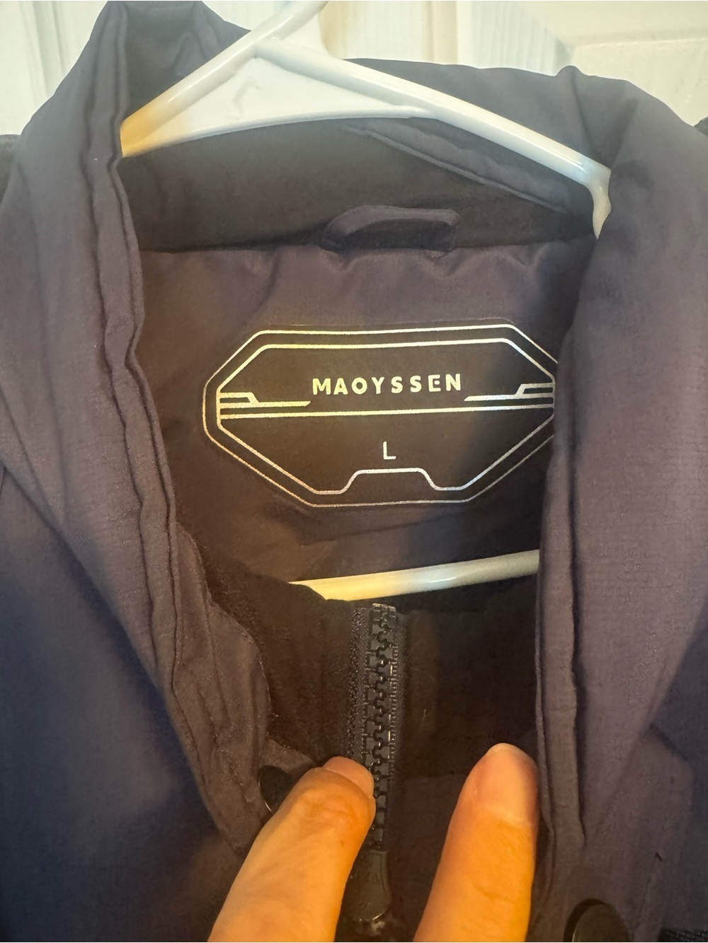 Maoyssen Men’s Mountain Ski Jacket War Winter Snow Coat Waterproof Large Navy - Picture 3 of 13